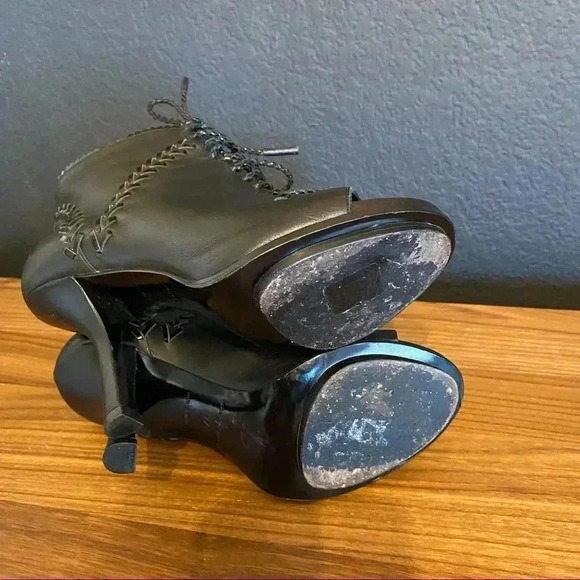 Balenciaga Ankle Booties High Heel Lace Up Heels Designer Luxury Party - Picture 14 of 16